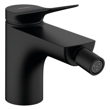 Смеситель для биде Hansgrohe Vivenis, с донным клапаном pop-up, матовый чёрный